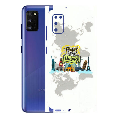 Samsung A/S Series Phone Skins (All Models) - Travel Therapy - 3D Embossed Finish (L-199) Samsung Galaxy A41