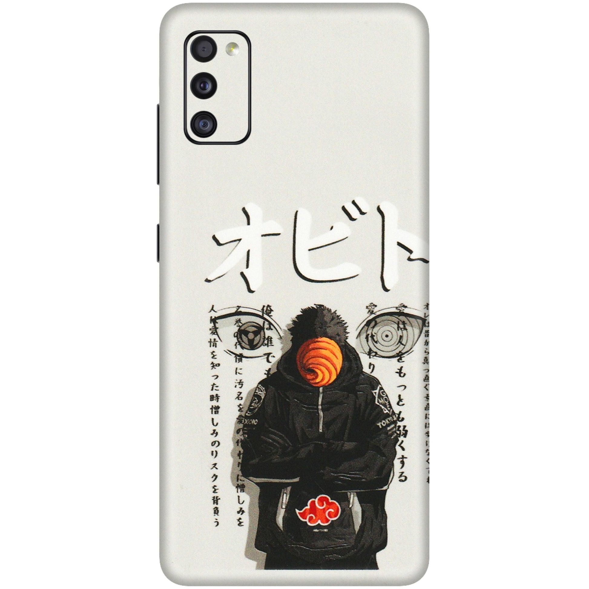 Samsung A/S Series Phone Skins (All Models) - Obito Anime Eye - 3D Embossed Finish (L-19) Samsung Galaxy A41