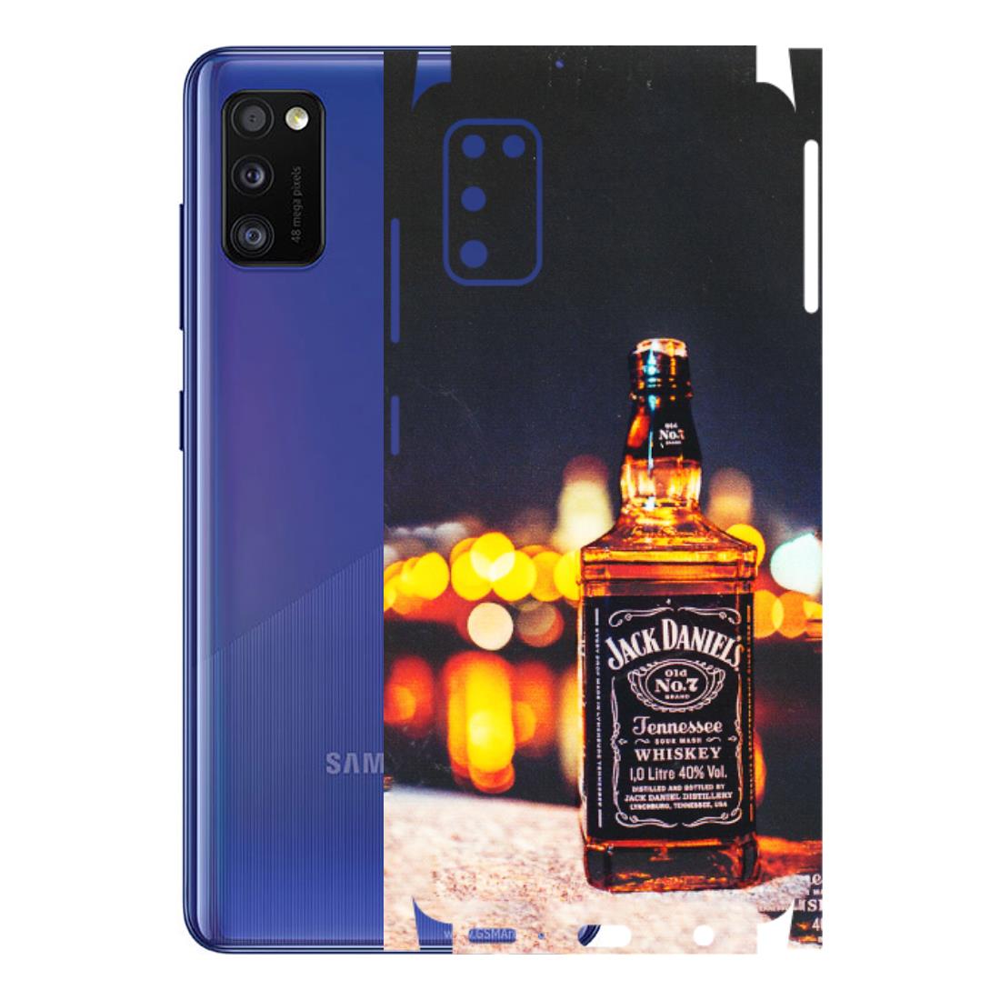 Samsung A/S Series Phone Skins (All Models) - JD Whiskey Bottle - 3D Embossed Finish (L-20) Samsung Galaxy A41