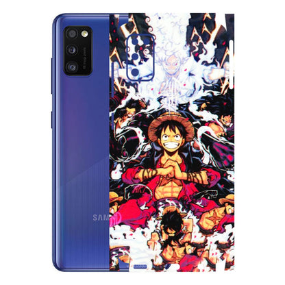 Samsung A/S Series Phone Skins (All Models) - Luffy Anime Character - 3D Embossed Finish (L-203) Samsung Galaxy A41