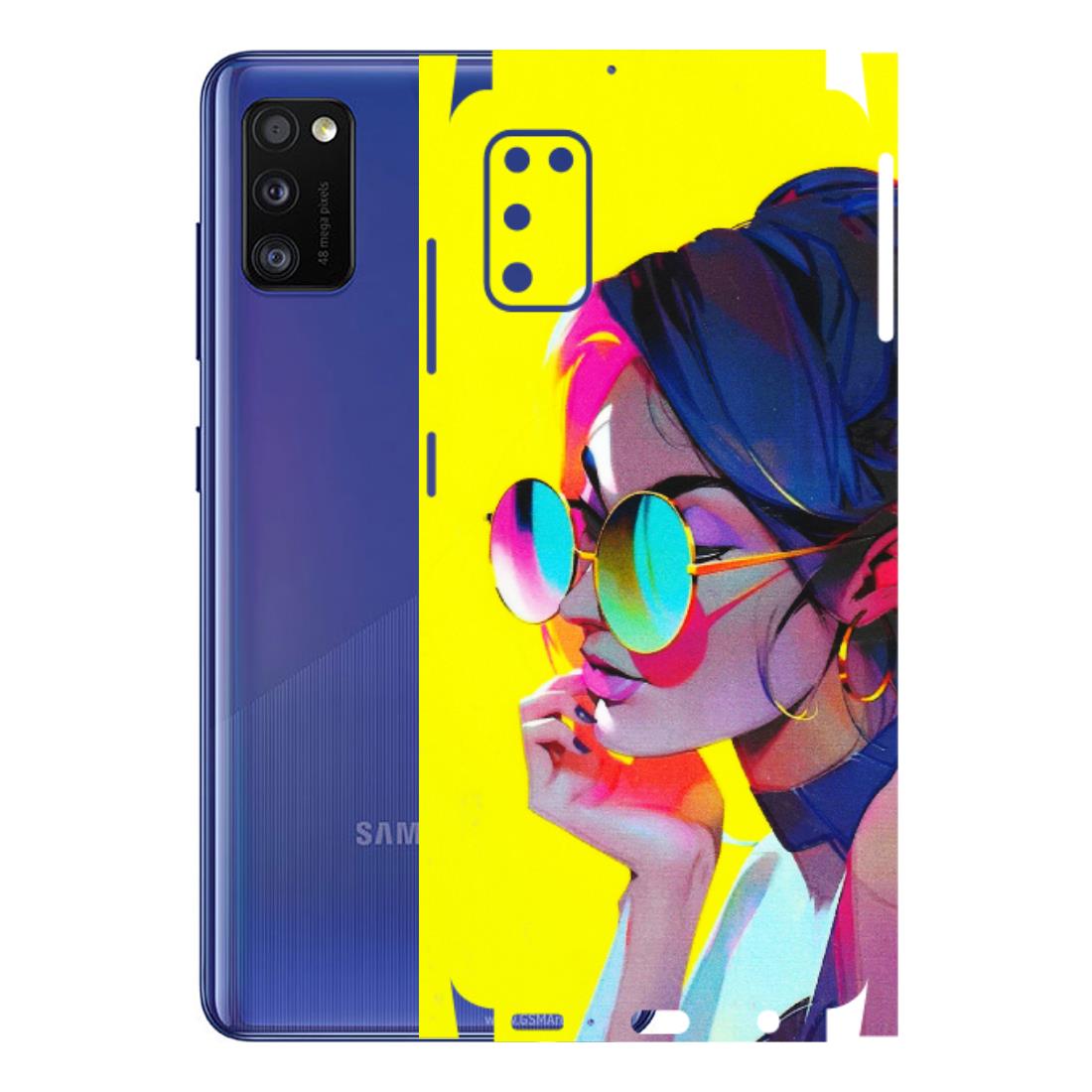 Samsung A/S Series Phone Skins (All Models) - Bold Stylish Girl - 3D Embossed Finish (L-222) Samsung Galaxy A41