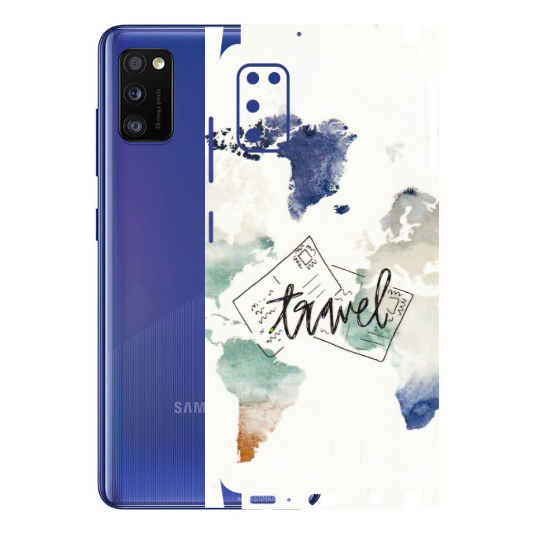 Samsung A/S Series Phone Skins (All Models) - Travel The World - 3D Embossed Finish (L-232) Samsung Galaxy A41