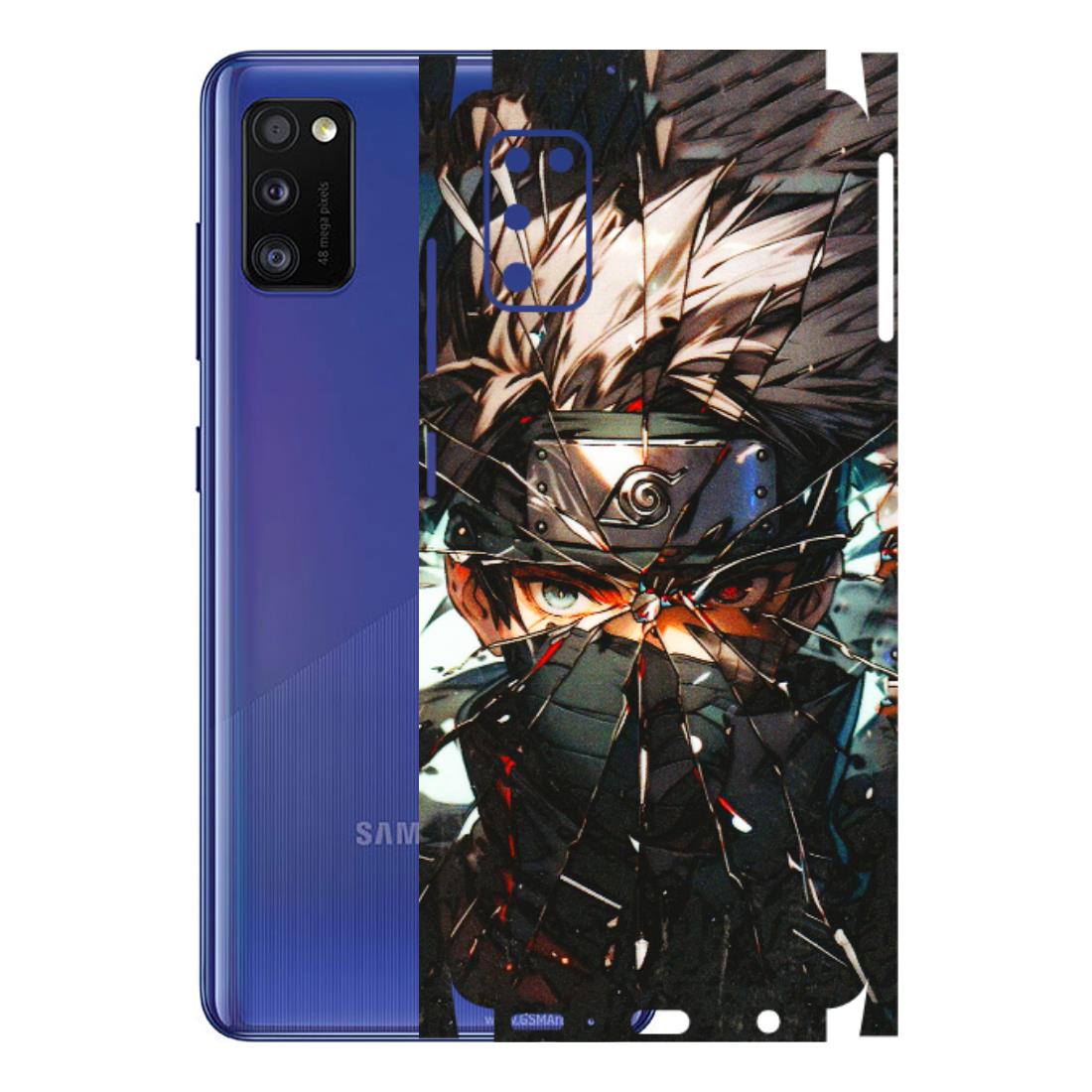 Samsung A/S Series Phone Skins (All Models) - Kakashi Shattered Glass Effect - 3D Embossed Finish (L-237) Samsung Galaxy A41