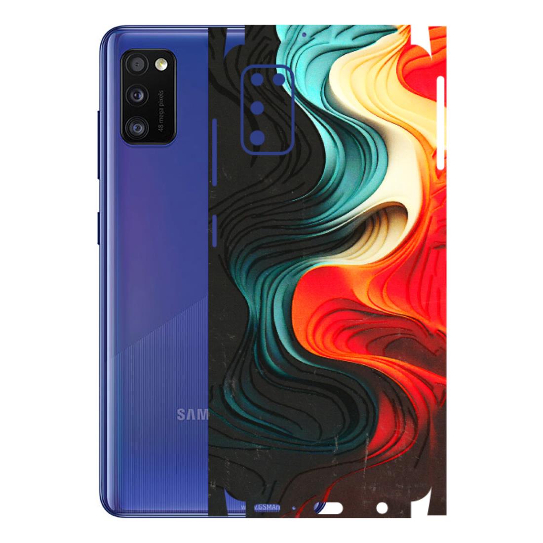 Samsung A/S Series Phone Skins (All Models) - The Silky Swirl - 3D Embossed Finish (L-240) Samsung Galaxy A41