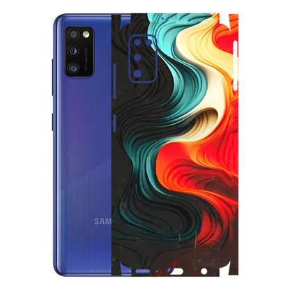 Samsung A/S Series Phone Skins (All Models) - The Silky Swirl - 3D Embossed Finish (L-240) Samsung Galaxy A41