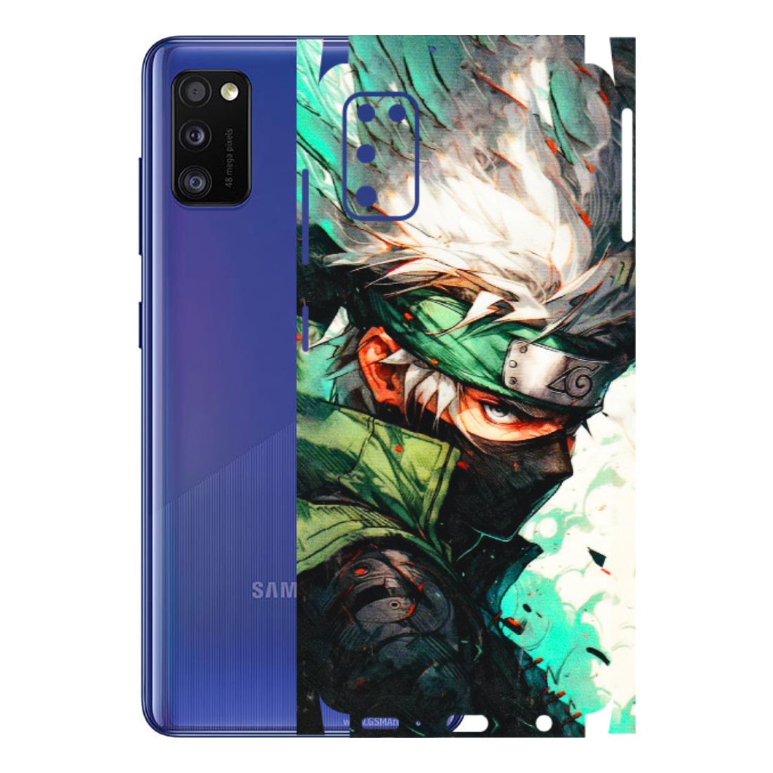 Samsung A/S Series Phone Skins (All Models) - Kakashi Side Profile - 3D Embossed Finish (L-249) Samsung Galaxy A41