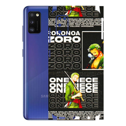 Samsung A/S Series Phone Skins (All Models) - One Piece Zoro - 3D Embossed Finish (L-250) Samsung Galaxy A41