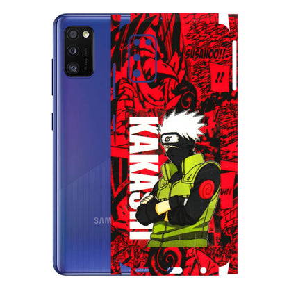 Samsung A/S Series Phone Skins (All Models) - Kakashi Red Anime - 3D Embossed Finish (L-251) Samsung Galaxy A41
