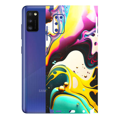 Samsung A/S Series Phone Skins (All Models) - Multicolor Abstract pattern - 3D Embossed Finish (L-254) Samsung Galaxy A41