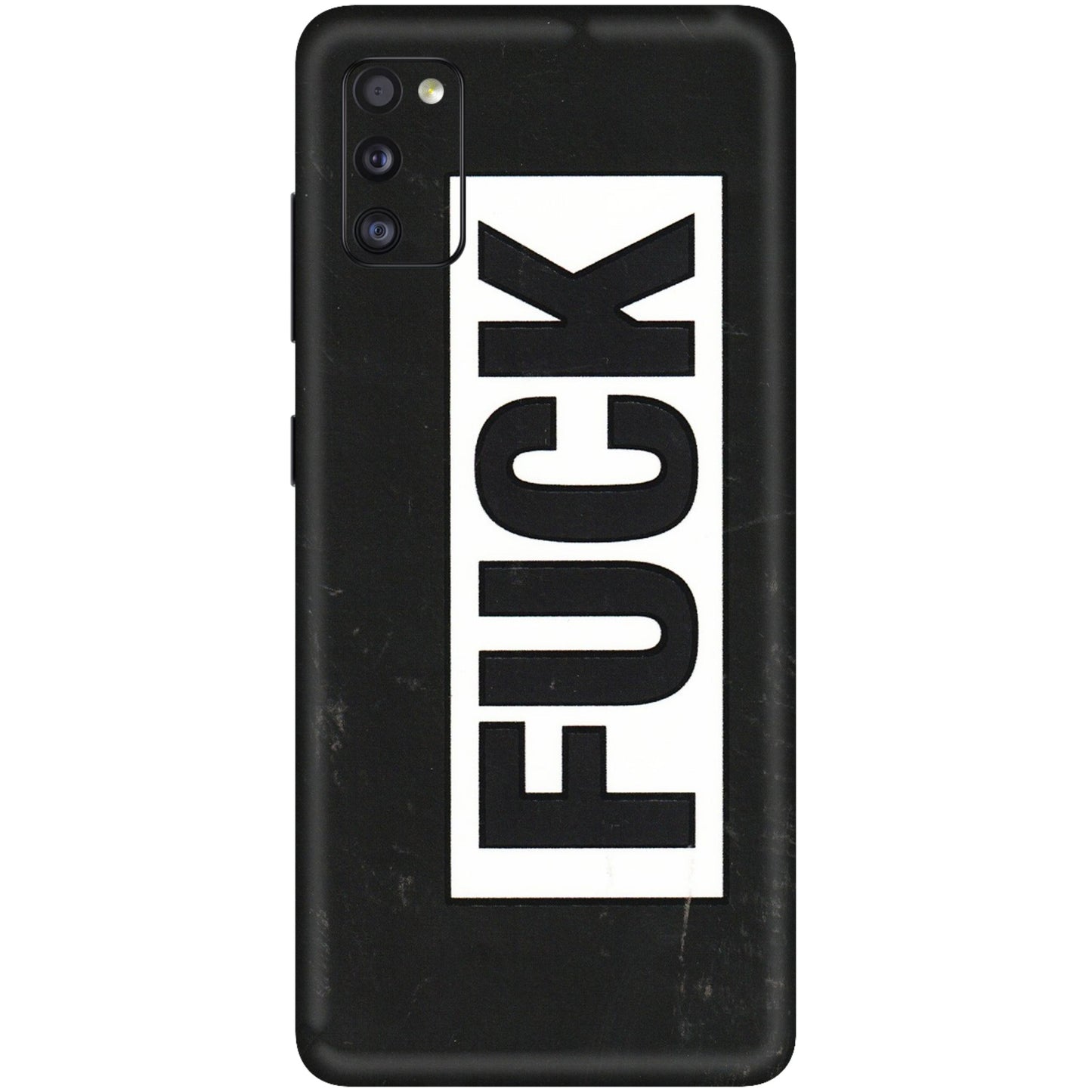 Samsung A/S Series Phone Skins (All Models) - The F Word - 3D Embossed Finish (L-255) Samsung Galaxy A41