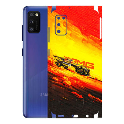 Samsung A/S Series Phone Skins (All Models) - AMG Car Speed Cover - 3D Embossed Finish (L-256) Samsung Galaxy A41