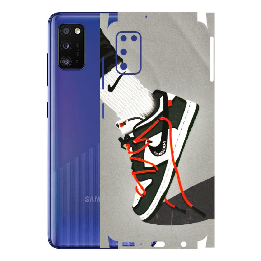 Samsung A/S Series Phone Skins (All Models) - New Grey Sneaker - 3D Embossed Finish (L-261) Samsung Galaxy A41