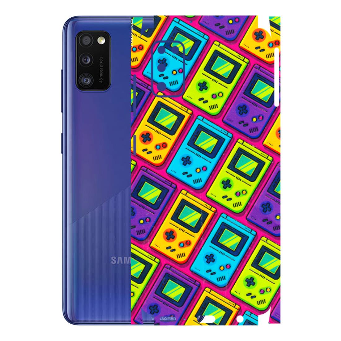 Samsung A/S Series Phone Skins (All Models) - Gameboy Colourful - 3D Embossed Finish (L-266) Samsung Galaxy A41