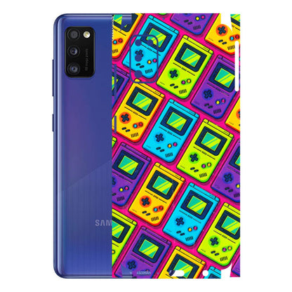 Samsung A/S Series Phone Skins (All Models) - Gameboy Colourful - 3D Embossed Finish (L-266) Samsung Galaxy A41