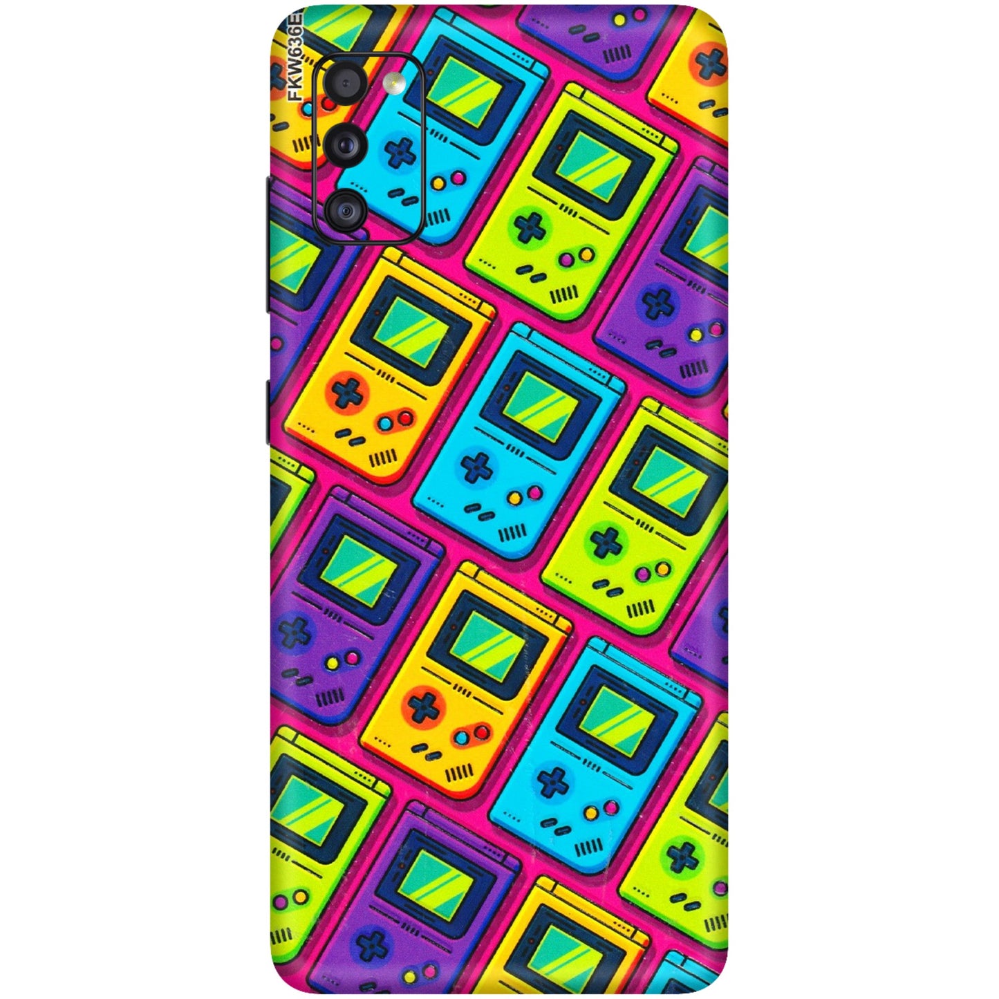 Samsung A/S Series Phone Skins (All Models) - Gameboy Colourful - 3D Embossed Finish (L-266) Samsung Galaxy A41