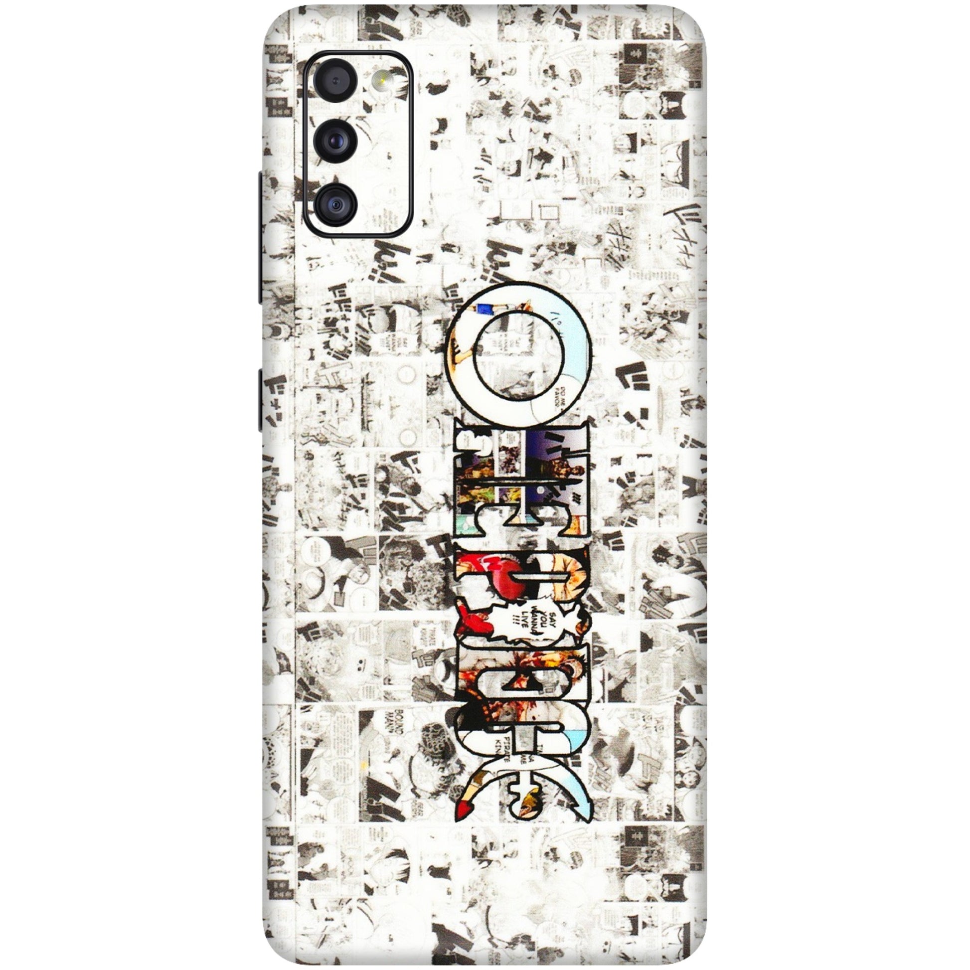 Samsung A/S Series Phone Skins (All Models) - One Piece Manga - 3D Embossed Finish (L-26) Samsung Galaxy A41