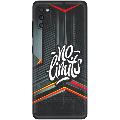 Samsung A/S Series Phone Skins (All Models) - No Limits - 3D Embossed Finish (L-286) Samsung Galaxy A41