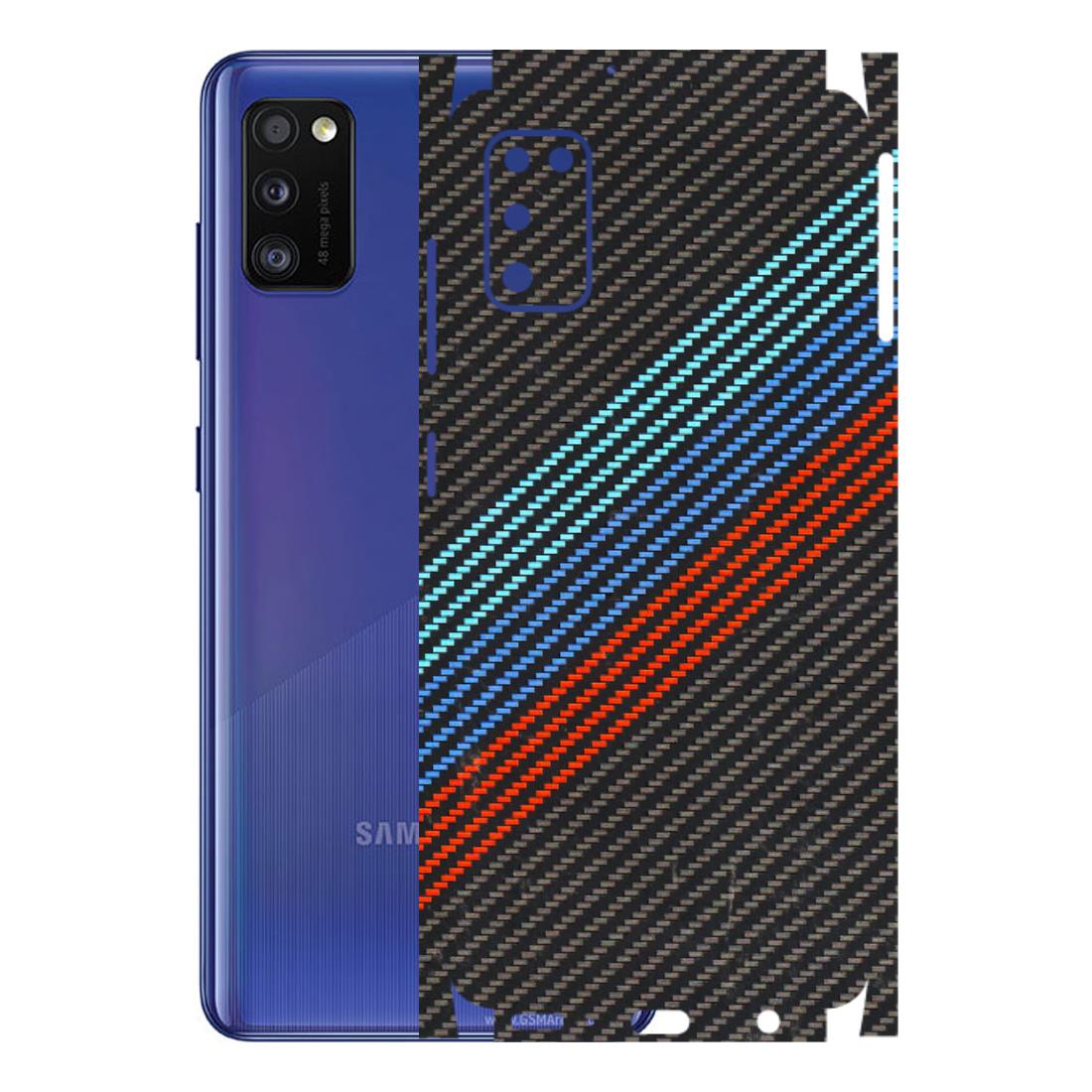 Samsung A/S Series Phone Skins (All Models) - Carbon BM - 3D Embossed Finish (L-302) Samsung Galaxy A41