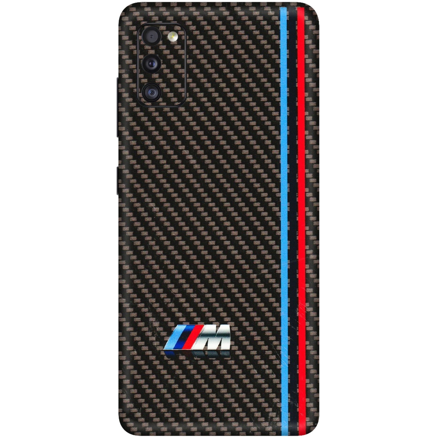 Samsung A/S Series Phone Skins (All Models) - BM Carbon Fiber Feels - 3D Embossed Finish (L-38) Samsung Galaxy A41