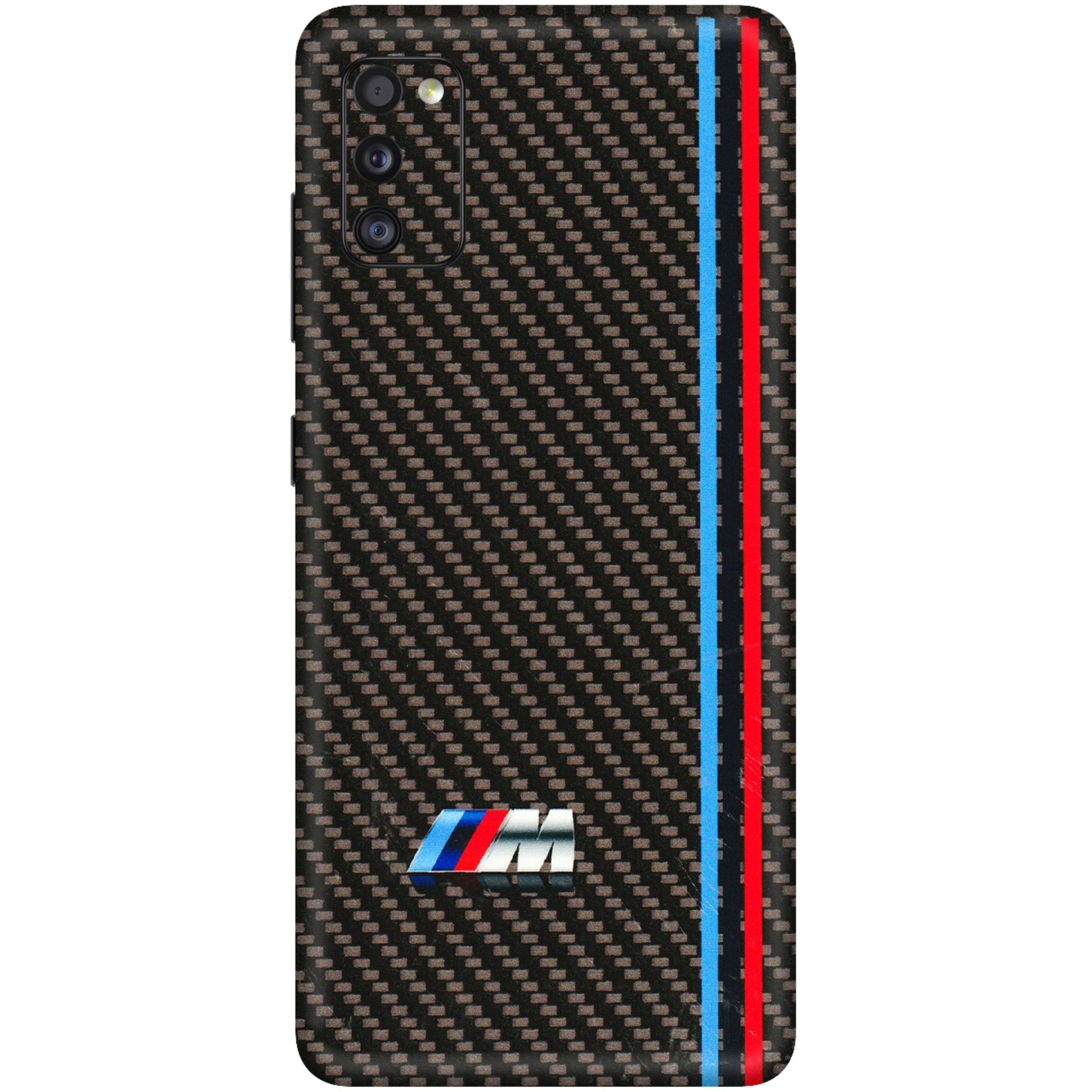 Samsung A/S Series Phone Skins (All Models) - BM Carbon Fiber Feels - 3D Embossed Finish (L-38) Samsung Galaxy A41