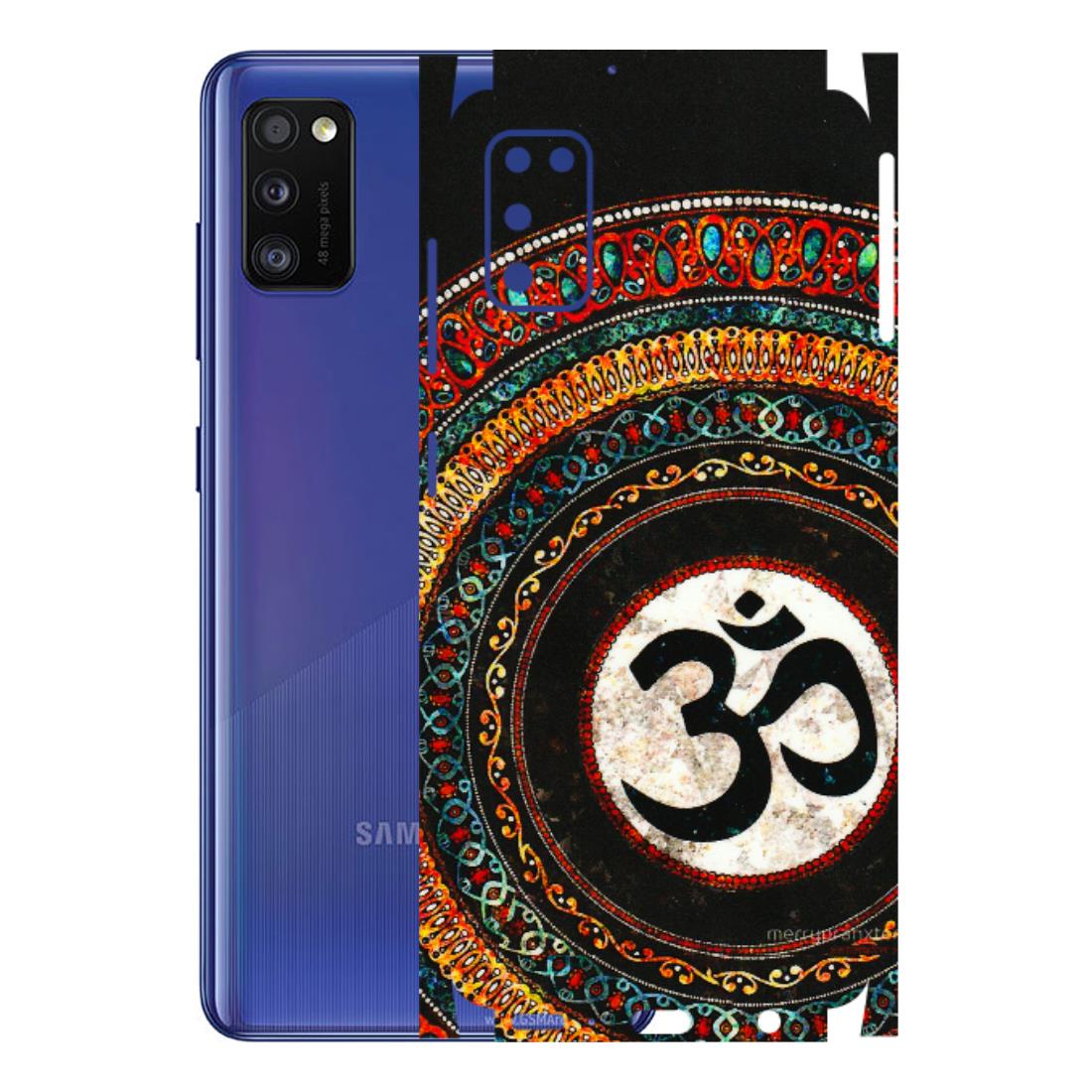 Samsung A/S Series Phone Skins (All Models) - Aum Chant Abstract - 3D Embossed Finish (L-42) Samsung Galaxy A41
