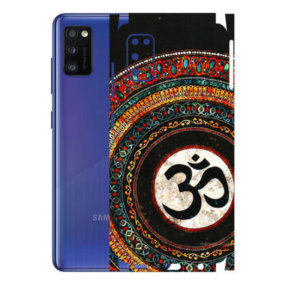Samsung A/S Series Phone Skins (All Models) - Aum Chant Abstract - 3D Embossed Finish (L-42) Samsung Galaxy A41