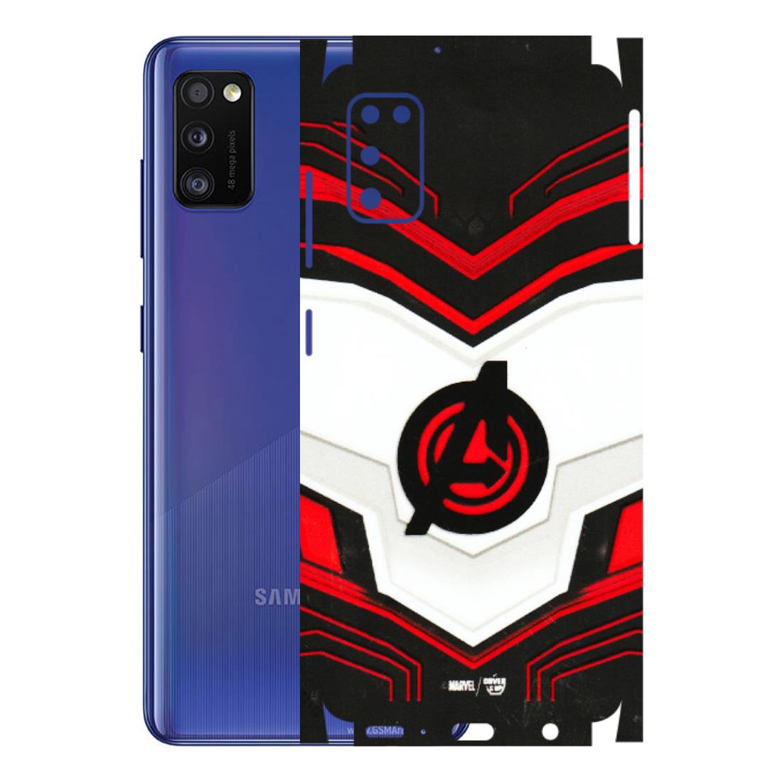 Samsung A/S Series Phone Skins (All Models) - Avengers Logo - 3D Embossed Finish (L-55) Samsung Galaxy A41