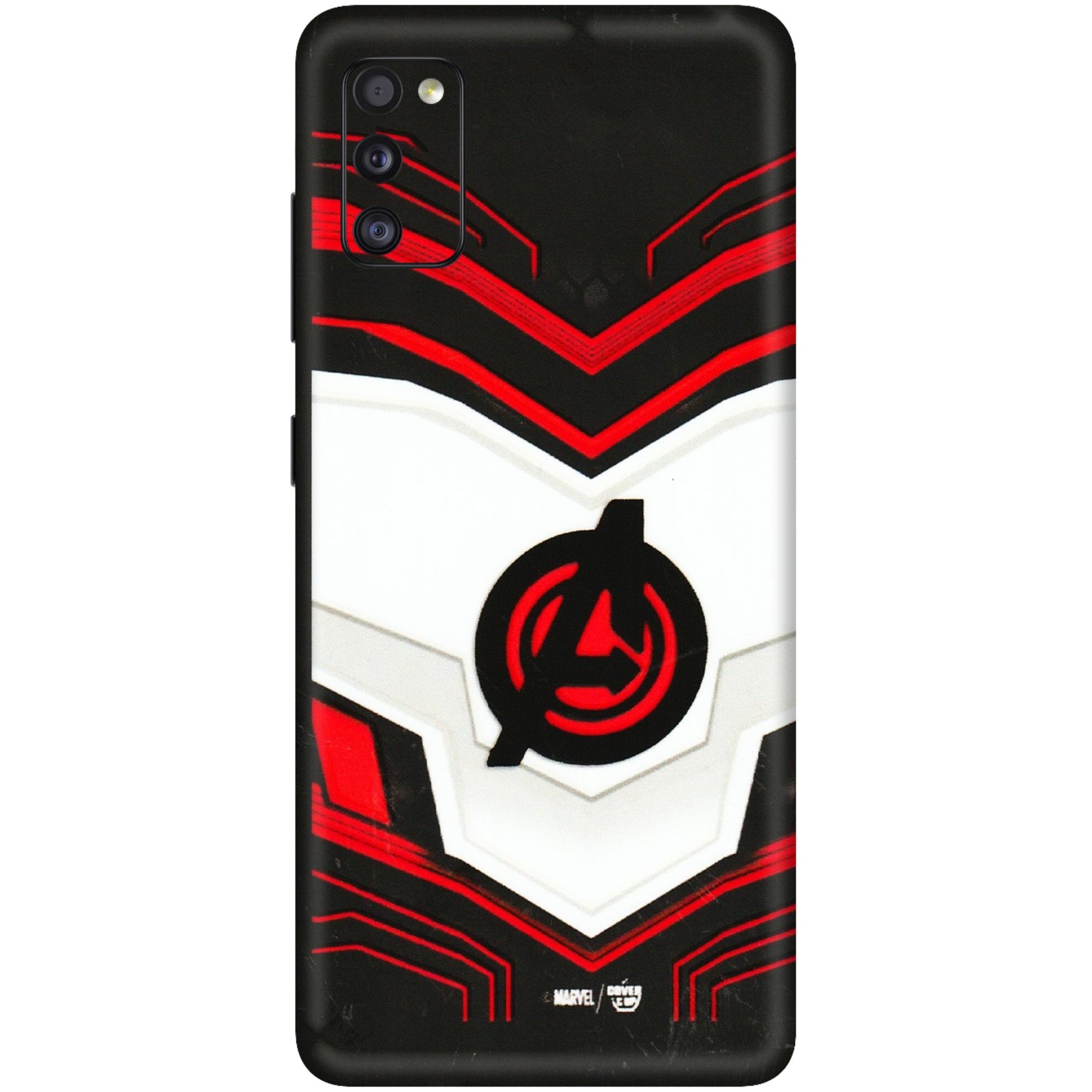 Samsung A/S Series Phone Skins (All Models) - Avengers Logo - 3D Embossed Finish (L-55) Samsung Galaxy A41