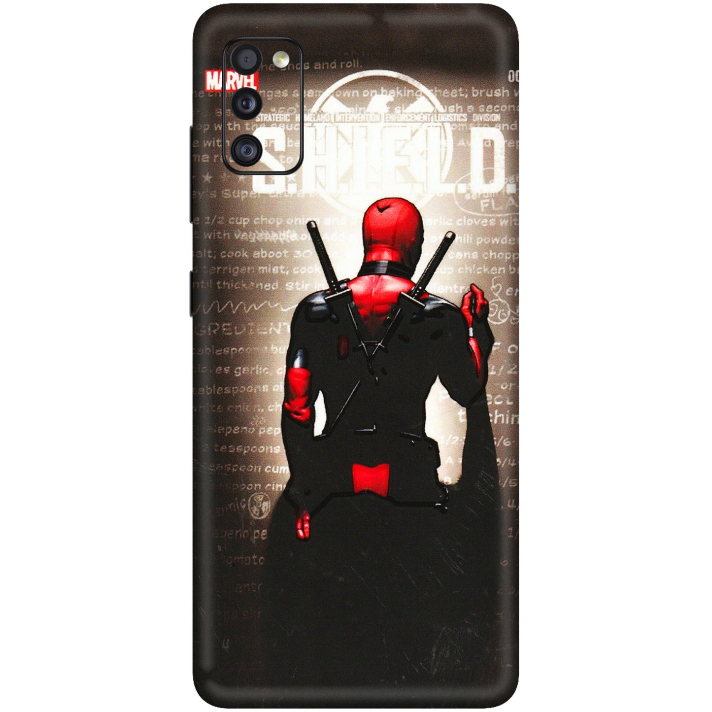 Samsung A/S Series Phone Skins (All Models) - Deadpool - 3D Embossed Finish (L-56) Samsung Galaxy A41