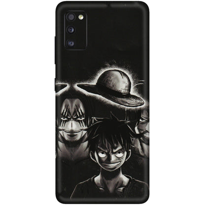 Samsung A/S Series Phone Skins (All Models) - Black Luffy Hat - 3D Embossed Finish (L-57) Samsung Galaxy A41