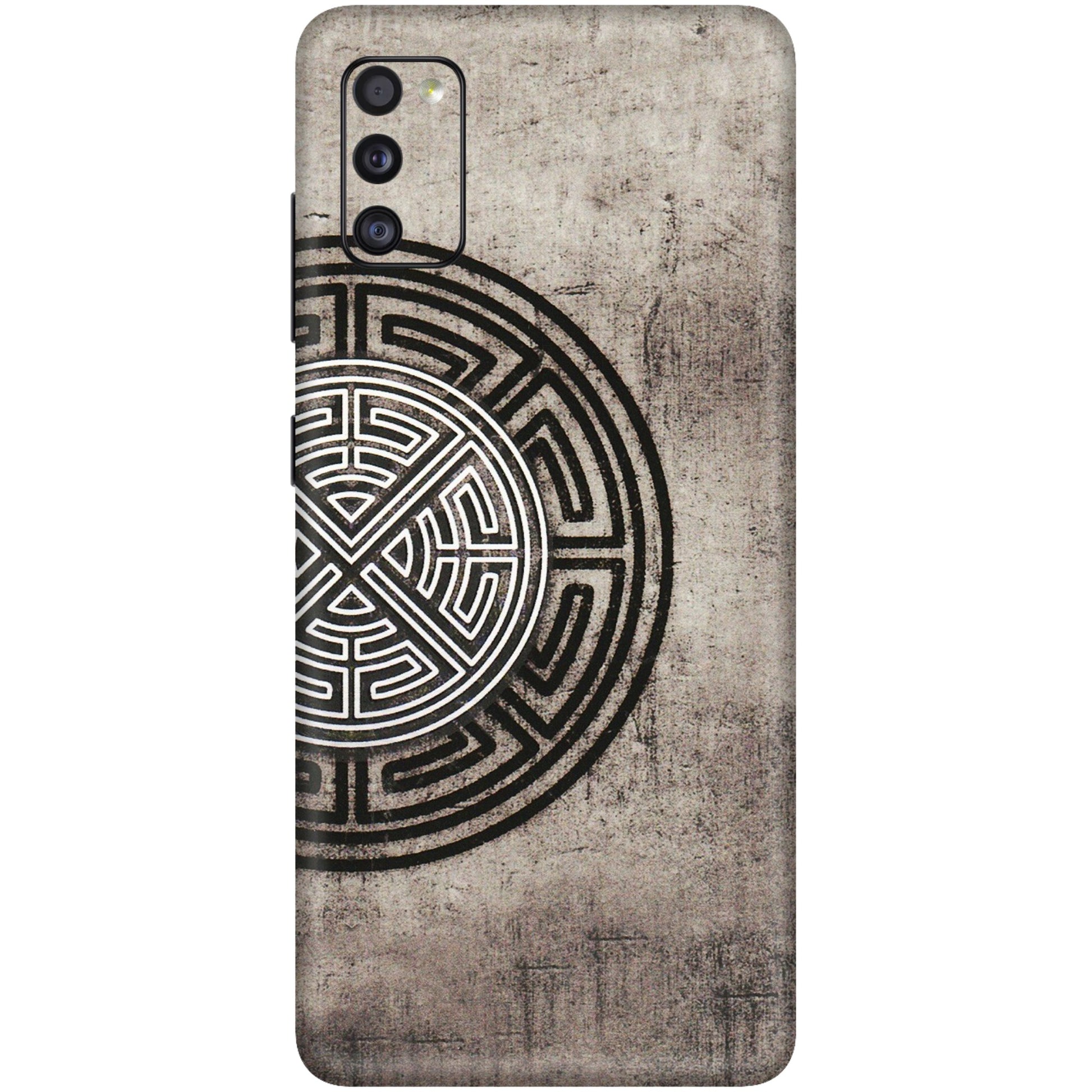 Samsung A/S Series Phone Skins (All Models) - Mysterious Circular Design - 3D Embossed Finish (L-63) Samsung Galaxy A41