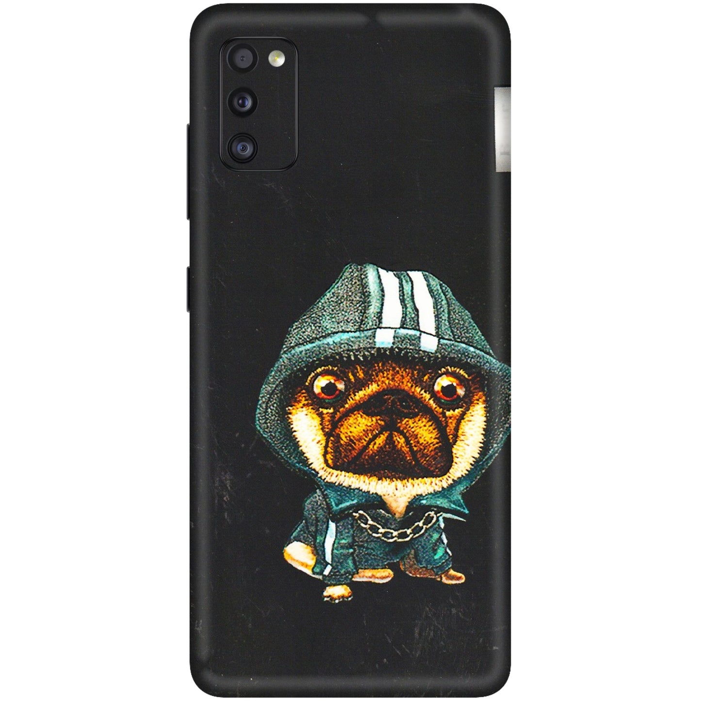 Samsung A/S Series Phone Skins (All Models) - Puppy N Hoodie - 3D Embossed Finish (L-90) Samsung Galaxy A41