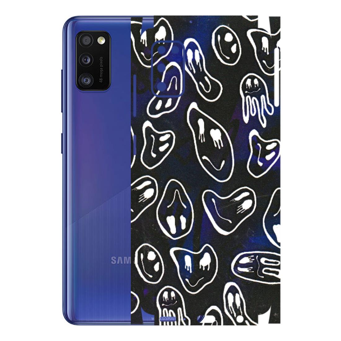 Samsung A/S Series Phone Skins (All Models) - Distorted Smileys - 3D Embossed Finish (L-92) Samsung Galaxy A41