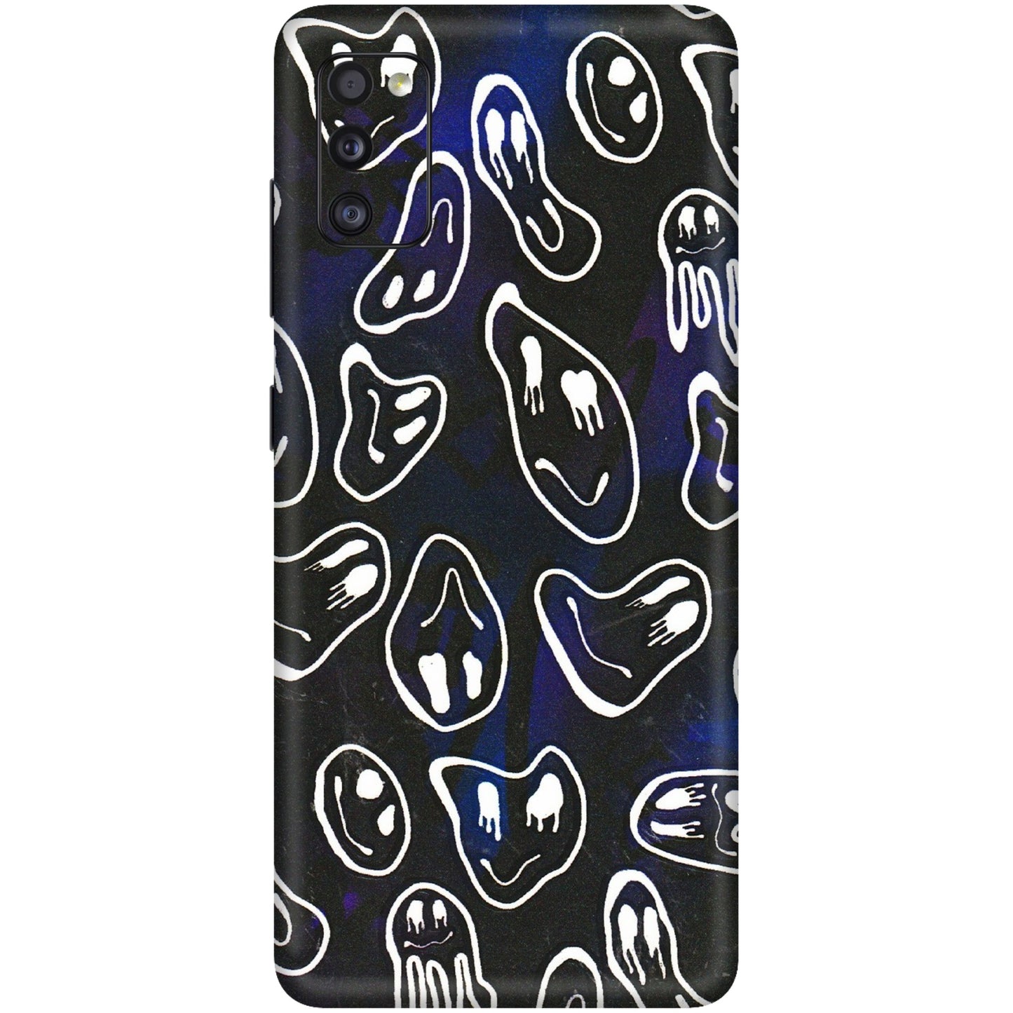 Samsung A/S Series Phone Skins (All Models) - Distorted Smileys - 3D Embossed Finish (L-92) Samsung Galaxy A41