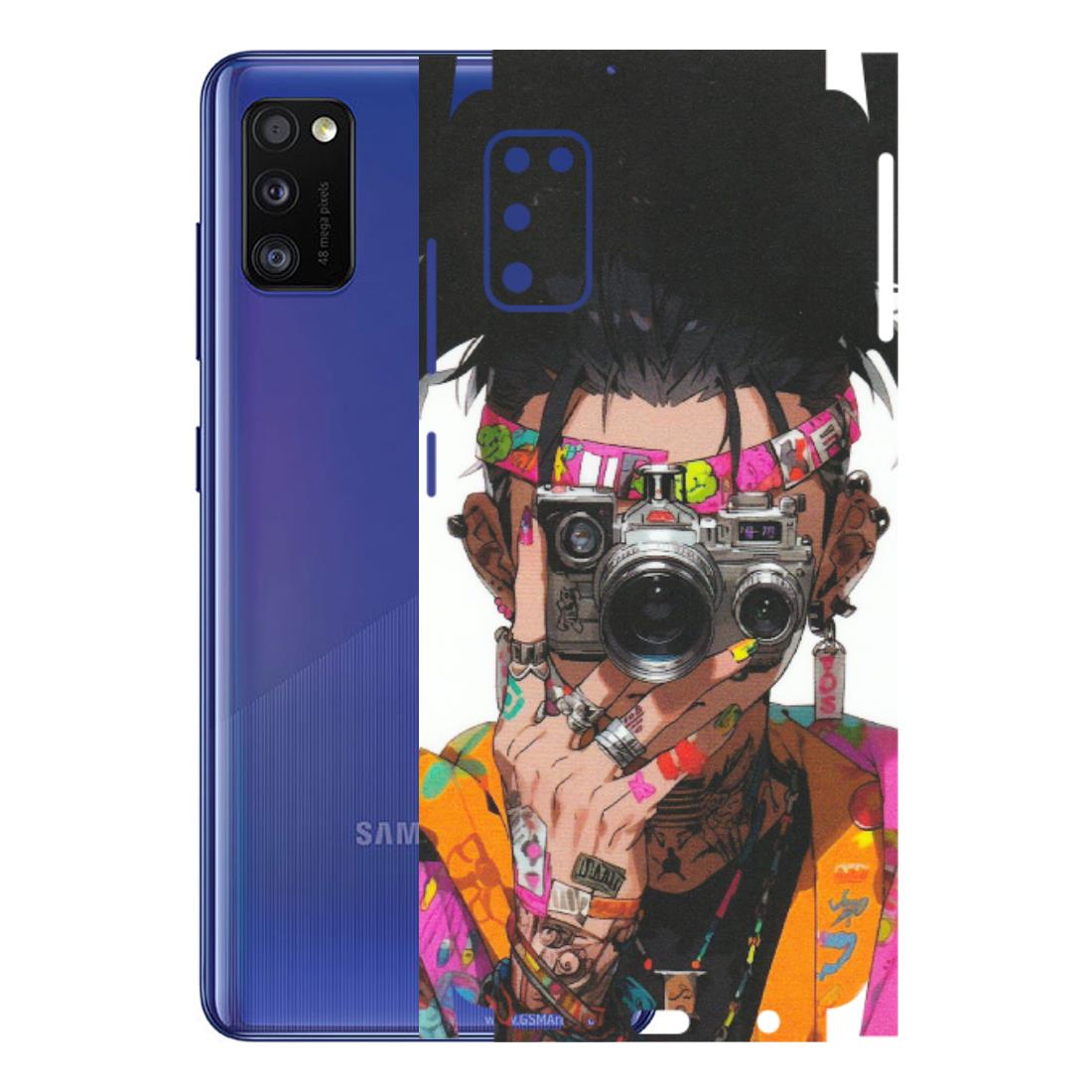Samsung A/S Series Phone Skins (All Models) - Camera Lover Girl - Matte Finish (M-09) Samsung Galaxy A41