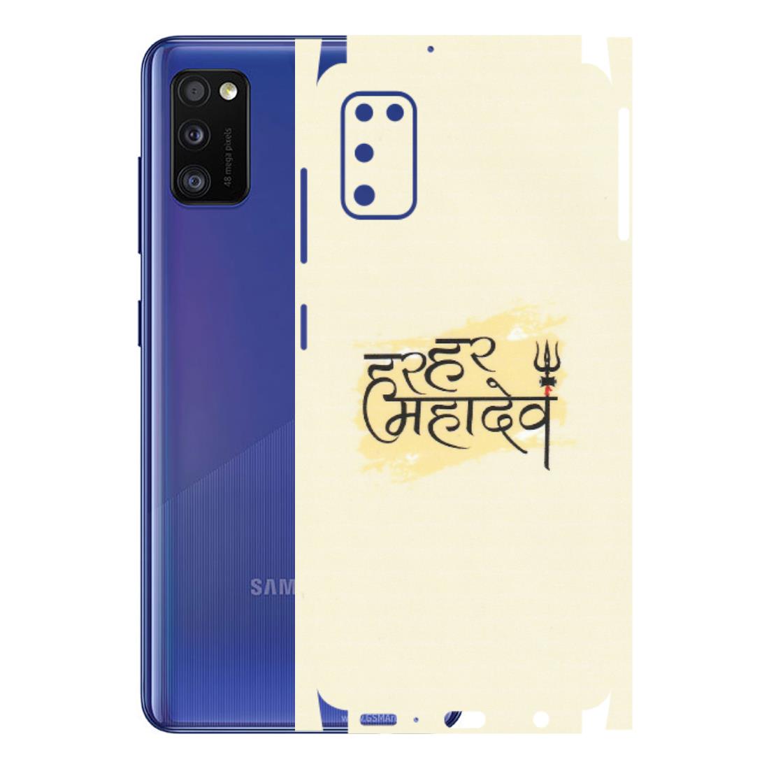 Samsung A/S Series Phone Skins (All Models) - Har Har Mahadev - Matte Finish (M-10) Samsung Galaxy A41