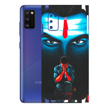 Samsung A/S Series Phone Skins (All Models) - Mahakal Bhakt - Matte Finish (M-112) Samsung Galaxy A41