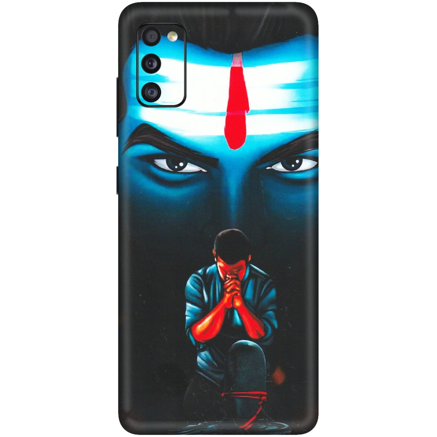 Samsung A/S Series Phone Skins (All Models) - Mahakal Bhakt - Matte Finish (M-112) Samsung Galaxy A41
