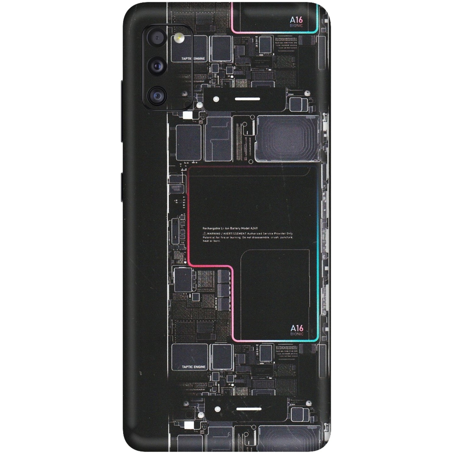 Samsung A/S Series Phone Skins (All Models) - Motherboard Circuit Layout - Matte Finish (M-117) Samsung Galaxy A41