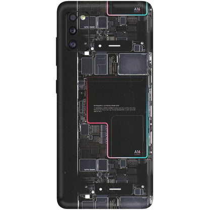 Samsung A/S Series Phone Skins (All Models) - Motherboard Circuit Layout - Matte Finish (M-117) Samsung Galaxy A41