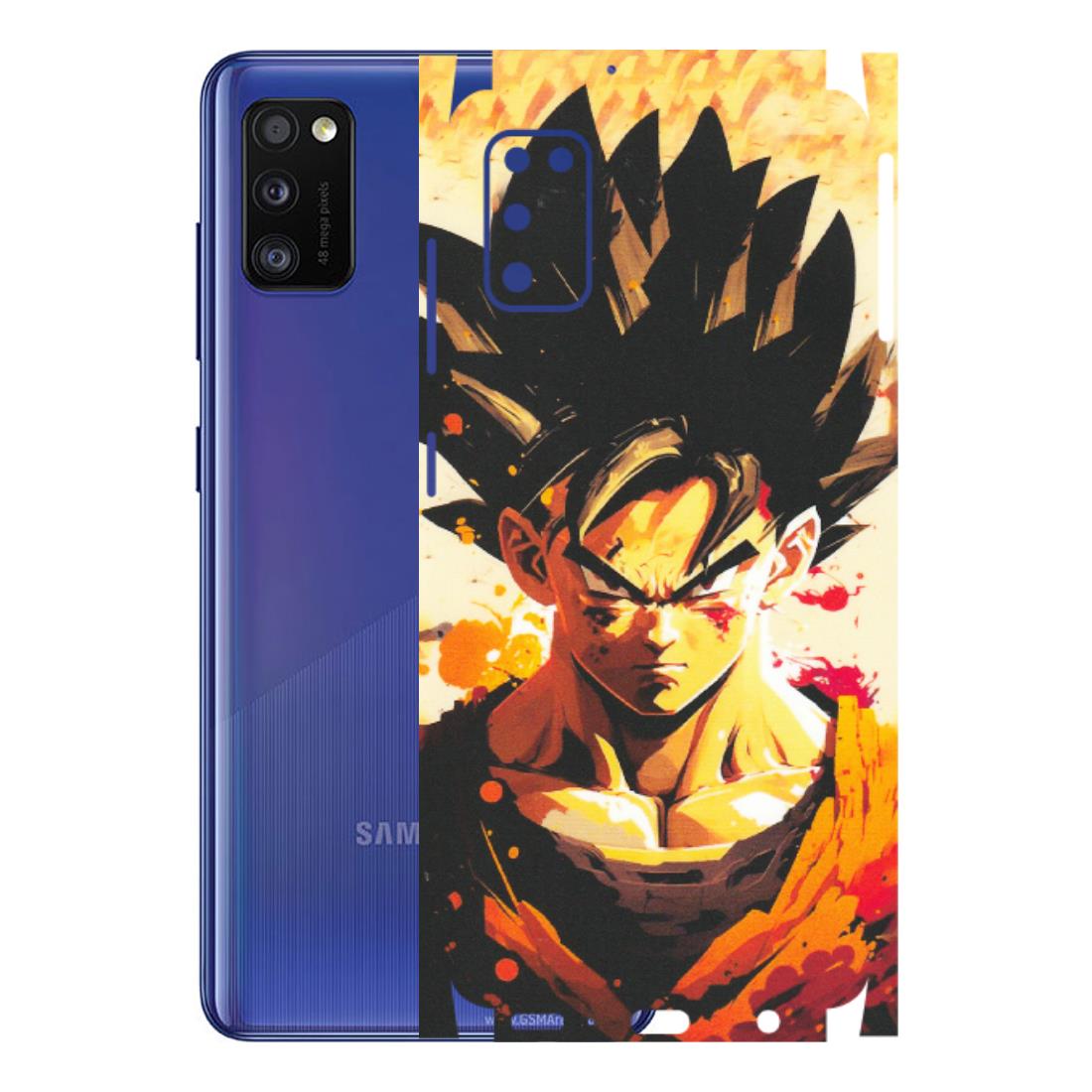 Samsung A/S Series Phone Skins (All Models) - Angry Goku - Matte Finish (M-12) Samsung Galaxy A41