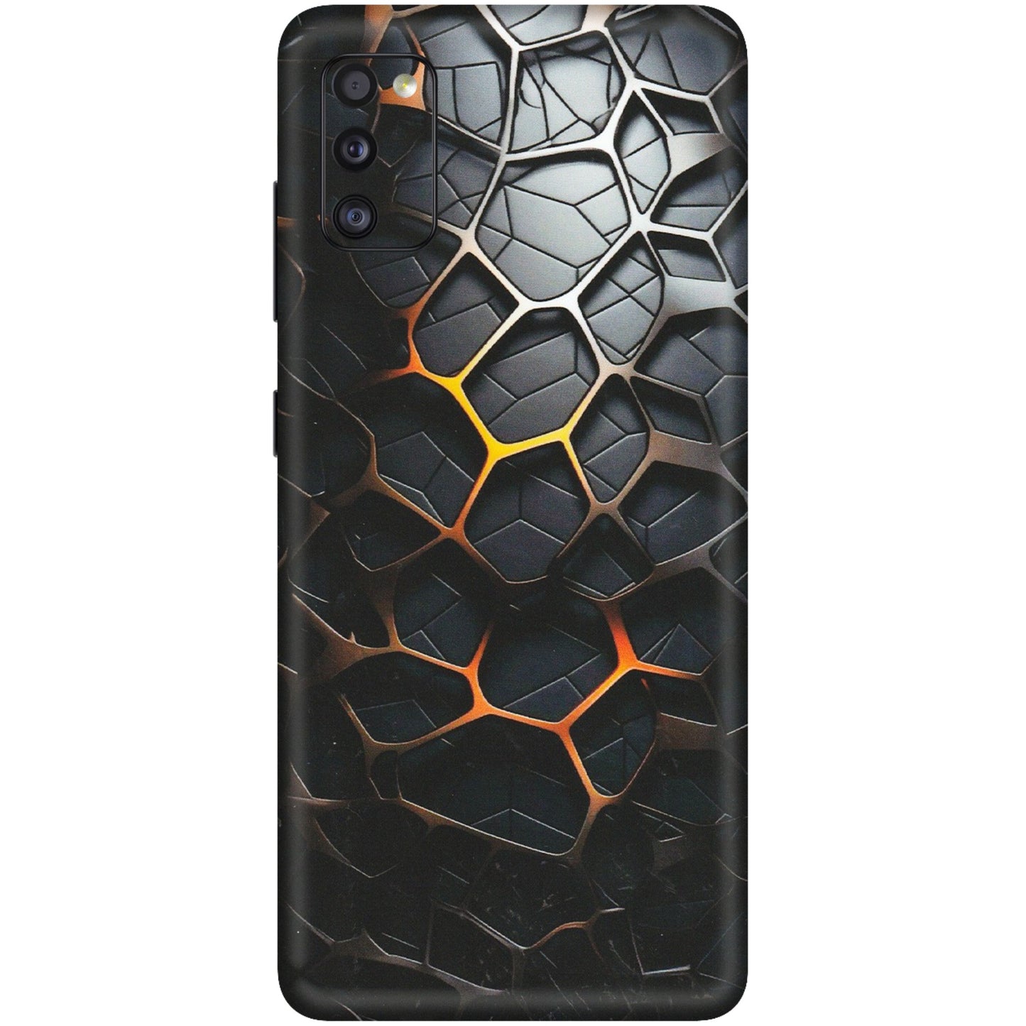 Samsung A/S Series Phone Skins (All Models) - New Abstract Graphite Tiles - Matte Finish (M-130) Samsung Galaxy A41