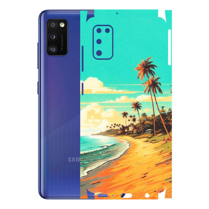 Samsung A/S Series Phone Skins (All Models) - Miami Beach - Matte Finish (M-136) Samsung Galaxy A41