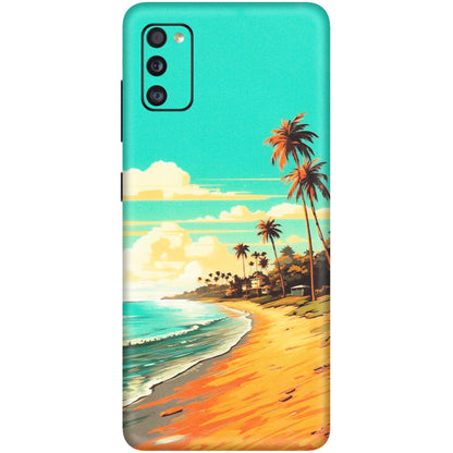 Samsung A/S Series Phone Skins (All Models) - Miami Beach - Matte Finish (M-136) Samsung Galaxy A41