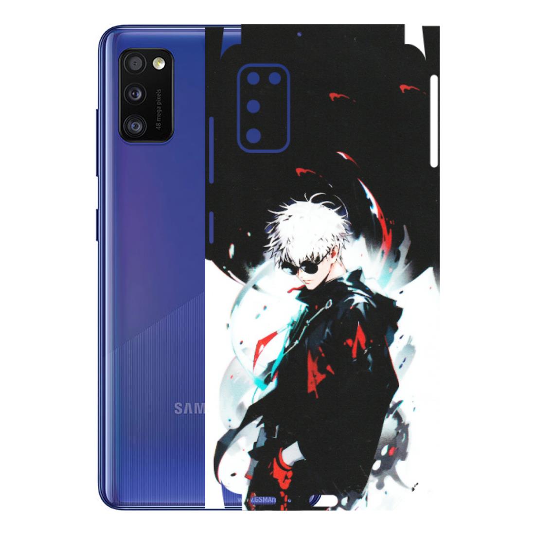 Samsung A/S Series Phone Skins (All Models) - Gojo Powerful Charater Kaisen Anime - Matte Finish (M-144) Samsung Galaxy A41