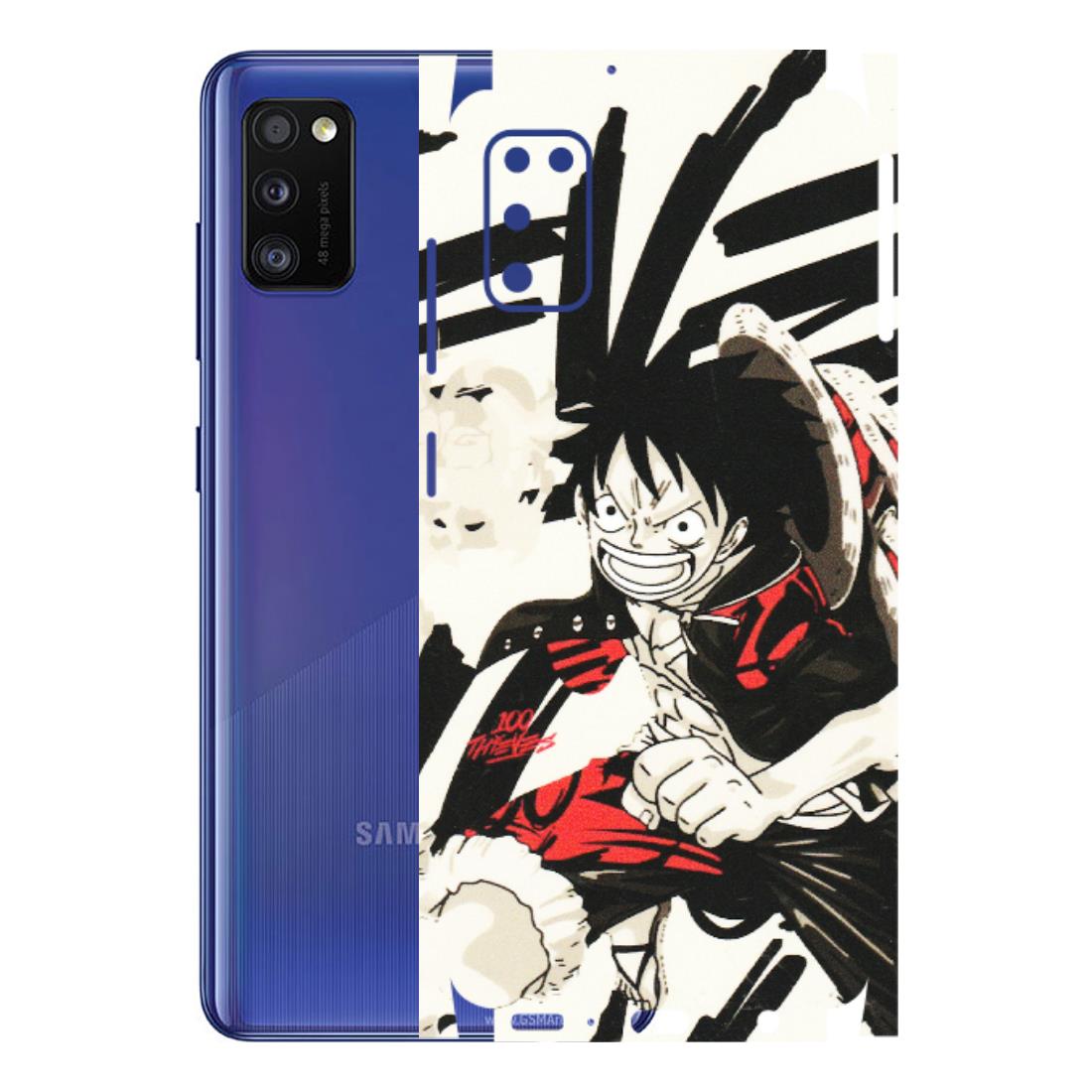 Samsung A/S Series Phone Skins (All Models) - Monkey D.Luffy Manga Anime - Matte Finish (M-145) Samsung Galaxy A41