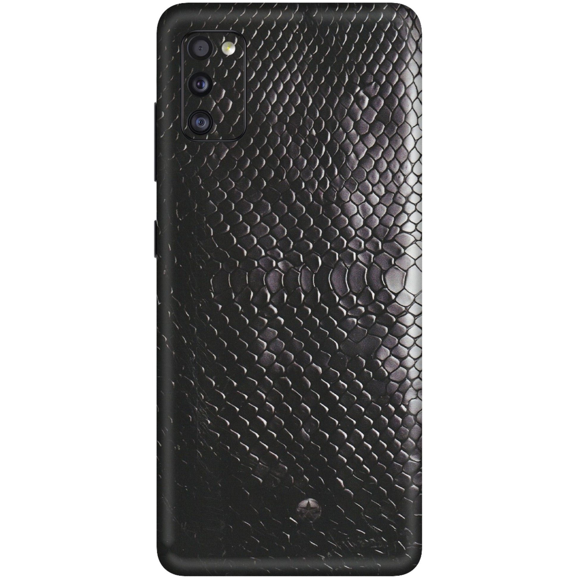 Samsung A/S Series Phone Skins (All Models) - Black Snack Leather - Matte Finish (M-147) Samsung Galaxy A41