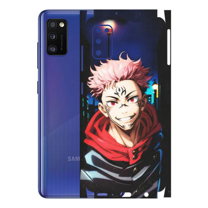 Samsung A/S Series Phone Skins (All Models) - Yuji Itadori Funny Face Anime - Matte Finish (M-152) Samsung Galaxy A41