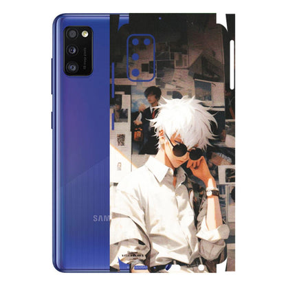 Samsung A/S Series Phone Skins (All Models) - Gojo Satoru Jujustu Kaisen Anime - Matte Finish (M-156) Samsung Galaxy A41