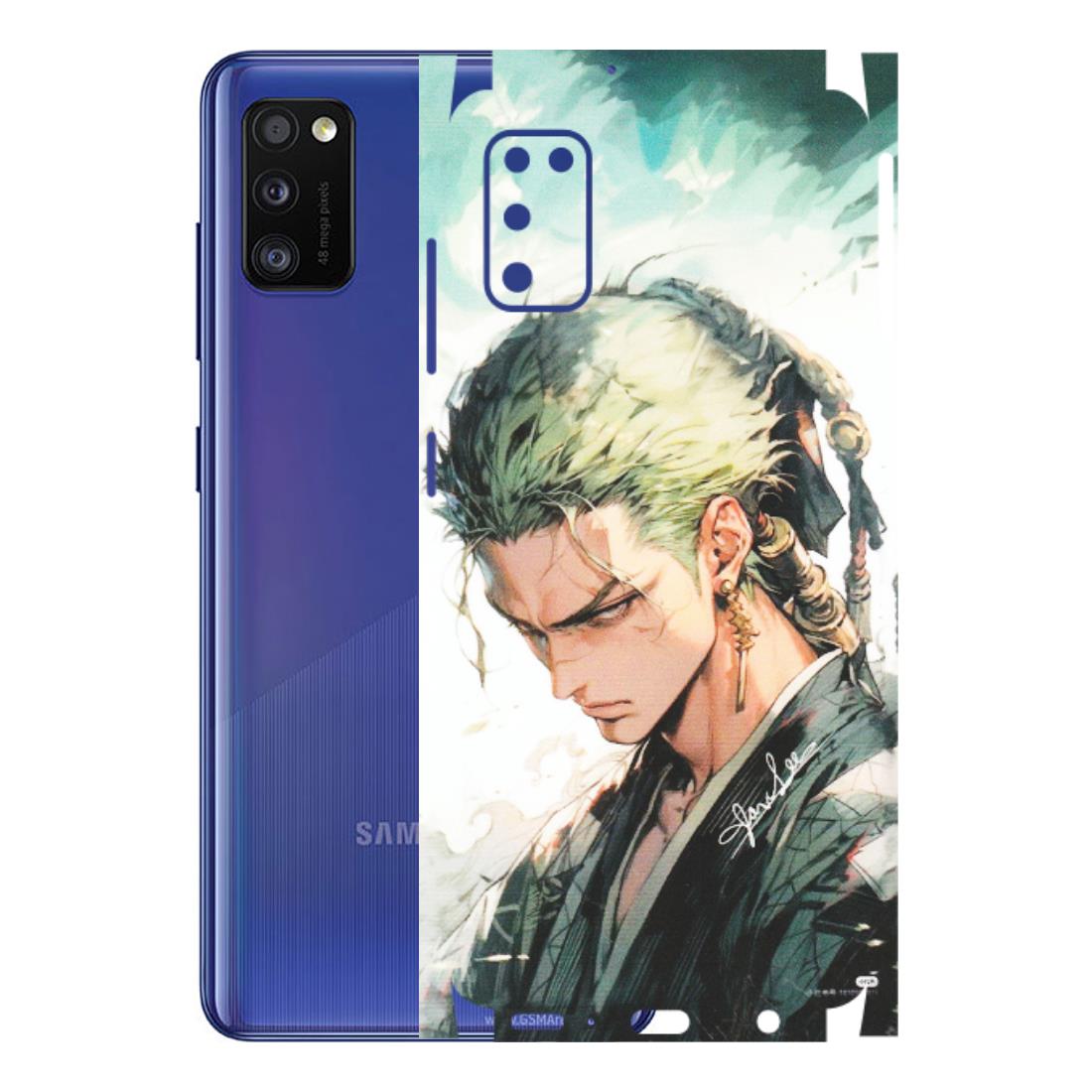 Samsung A/S Series Phone Skins (All Models) - Pirate Hunter One Piece Anime - Matte Finish (M-157) Samsung Galaxy A41